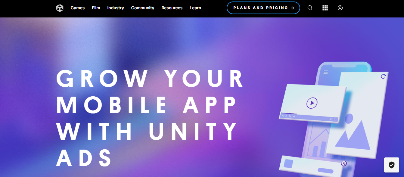 Unity Ads home